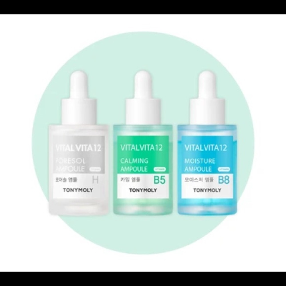 New! TONYMOLY skin soothing ampoule set.